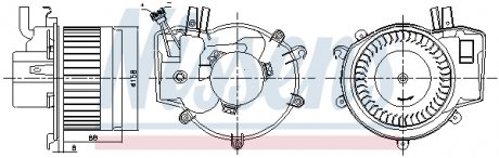 87395 Вентилятор NISSENS подбор по vin на Brocar