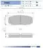 FO833683 KLOCKI HAMULCOWE TOYOTA LAND 17.4MM WVA24653 KPL FOMAR FOMAR підбір по vin на Brocar