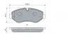 0986494293 Кт дисків. гальмо. колодок BOSCH підбір по vin на Brocar