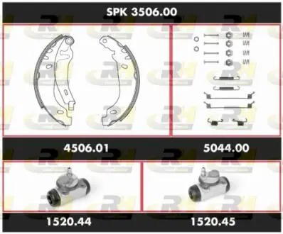SPK350600 Комплект гальм, барабанний гальмівний механізм ROADHOUSE підбір по vin на Brocar