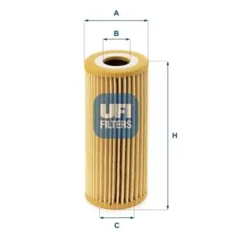 2506700 Фильтр масляный UFI подбор по vin на Brocar