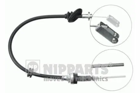 J27080 Трос зчеплення NIPPARTS підбір по vin на Brocar