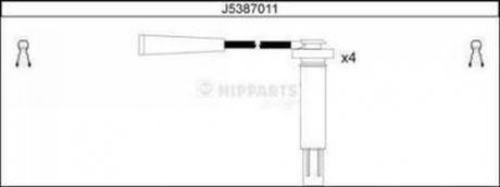 J5387011 Комплект кабелей зажигания NIPPARTS підбір по vin на Brocar