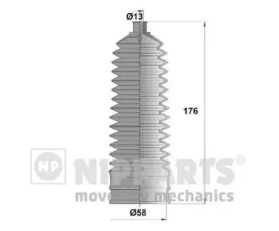 N2844028 Пыльник рулевого механизма NIPPARTS подбор по vin на Brocar