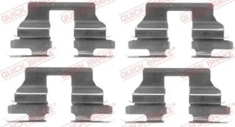 1091619 Комплект монтажний гальмівних колодок HONDA SHUTTLE 97-02 QUICK BRAKE підбір по vin на Brocar