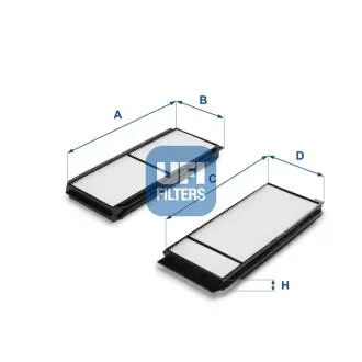 5312000 Фильтр салона UFI подбор по vin на Brocar