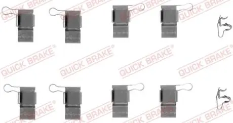 1091193 Комплектующие, колодки дискового тормоза QUICK BRAKE подбор по vin на Brocar