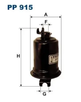 PP915 Топливный фильтр FILTRON подбор по vin на Brocar