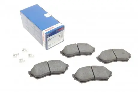 0986424610 Колодки тормозные (передние) Mazda 323 98-04 BOSCH підбір по vin на Brocar