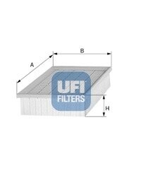 3028600 Воздушный фильтр UFI подбор по vin на Brocar