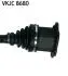 VKJC8680 Полуось AUDI A4/A5 07- SKF підбір по vin на Brocar