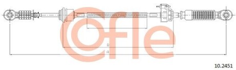 92102451 Трос КПП FORD TRANSIT all 96- (синій) COFLE підбір по vin на Brocar