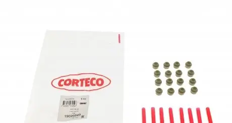 19026849 Комплект ущільнень (16 шт), стрижень клапана CORTECO підбір по vin на Brocar