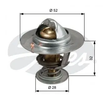 TH50292G1 Термостат FORD B-MAX (JK), C-MAX II, FIESTA VI, FOCUS III 1.0 ECOBOOST 12- GATES подбор по vin на Brocar