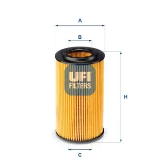 2507200 Масляний фільтр UFI підбір по vin на Brocar