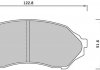 Комплект тормозных колодок, дисковый тормоз BD S421