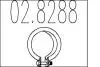 Хомут выхлопной системы 02.8288