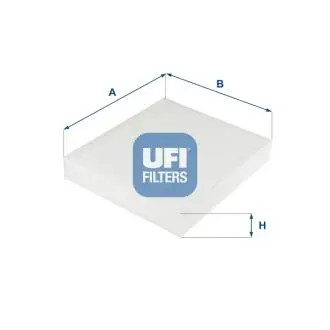 5325400 Фільтр повітря (салону) UFI підбір по vin на Brocar