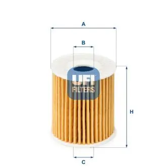 2503500 Масляний фільтр UFI підбір по vin на Brocar