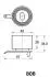 BE808 Ролик натяжителя ременя Matiz 0.8-1.0 98-, Tico 0.8 95-00 JAPANPARTS підбір по vin на Brocar