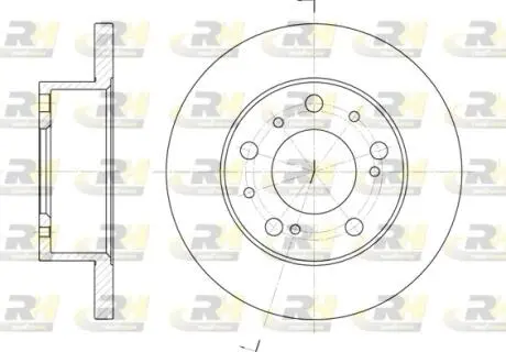 616900 Гальмівний диск ROADHOUSE підбір по vin на Brocar
