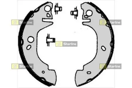 BC06760 Тормозные колодки. STARLINE подбор по vin на Brocar