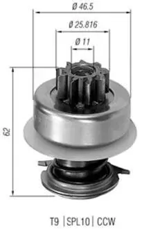 940113020013 Бендикс VW T2 MAGNETI MARELLI подбор по vin на Brocar