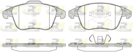 2124930 Тормозные колодки, к-кт. ROADHOUSE подбор по vin на Brocar
