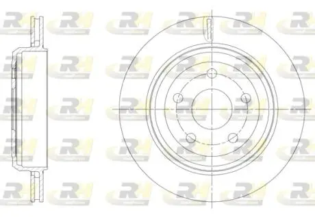 6151310 Тормозной диск ROADHOUSE підбір по vin на Brocar