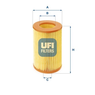 2738600 Воздушный фильтр UFI подбор по vin на Brocar