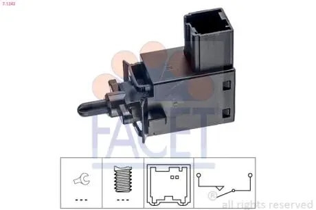 71242 Вмикач сигналу стоп FACET підбір по vin на Brocar