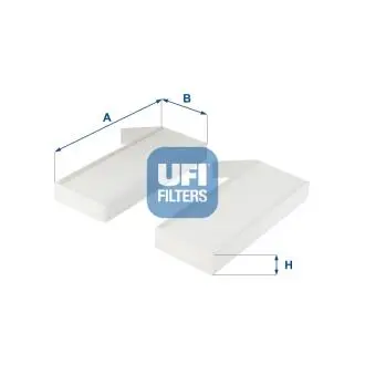5327700 Фильтр салона UFI подбор по vin на Brocar