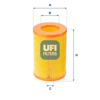 2738500 Воздушный фильтр UFI подбор по vin на Brocar