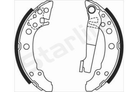 BC07940 Тормозные колодки барабанные STARLINE подбор по vin на Brocar