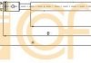 Трос гальма стоянки прав задній CITROEN XSARA all 1.4-DS-TDS (барабанні гальма) 97- 92.10.4576