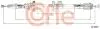 92108061 Трос стояночного тормоза задн VOLVO S70-V70 all 2.0-2.0T-2.3T5-2.5D (кроме AWD) 98- COFLE підбір по vin на Brocar