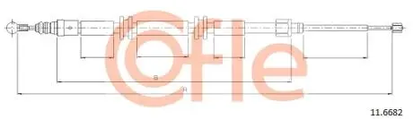 92116682 LINKA - HAMULEC RECZNY COF 11.6682 COFLE COFLE підбір по vin на Brocar
