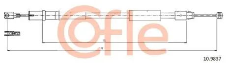 92109837 Трос гальма стоянки задн лев MERCEDES-BENZ VITO, VIANO all 9/03- COFLE підбір по vin на Brocar