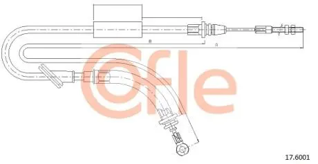 92176001 LINKA - HAMULEC RECZNY COF 17.6001 COFLE COFLE підбір по vin на Brocar