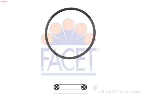 79566 USZCZELKA, TERMOSTAT FA 7.9566 SZT FACET FACET підбір по vin на Brocar