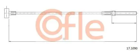 92171090 LINKA - HAMULEC RECZNY COF 17.1090 COFLE COFLE підбір по vin на Brocar