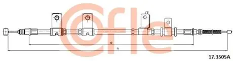 92173505A LINKA - HAMULEC RECZNY COF 17.3505 COFLE COFLE підбір по vin на Brocar