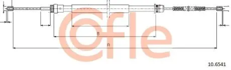 92106541 LINKA - HAMULEC RECZNY COF 10.6541 COFLE COFLE підбір по vin на Brocar