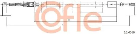 92104566 Трос, стояночная тормозная система COFLE підбір по vin на Brocar