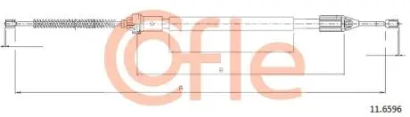 92116596 Трос, стояночная тормозная система COFLE подбор по vin на Brocar