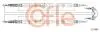 Трос стояночного тормоза задн OPEL ZAFIRA all 1.6-2.0-Dti2.0/2.2 (дисковые тормоза) str.dissestate/ravelled road 04- 92.11.5865