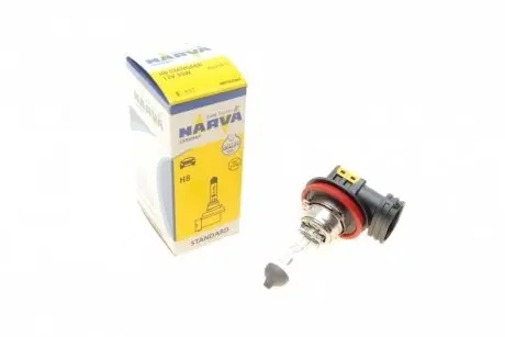 480763000 Автолампа H8 12V 35W PGJ19-1 Standard NARVA підбір по vin на Brocar