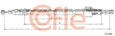 9217610 LINKA - HAMULEC RECZNY COF 17.610 COFLE COFLE підбір по vin на Brocar