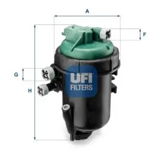 5517300 Топливный фильтр UFI подбор по vin на Brocar