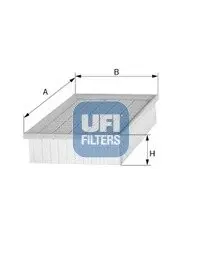 3028700 Воздушный фильтр UFI подбор по vin на Brocar